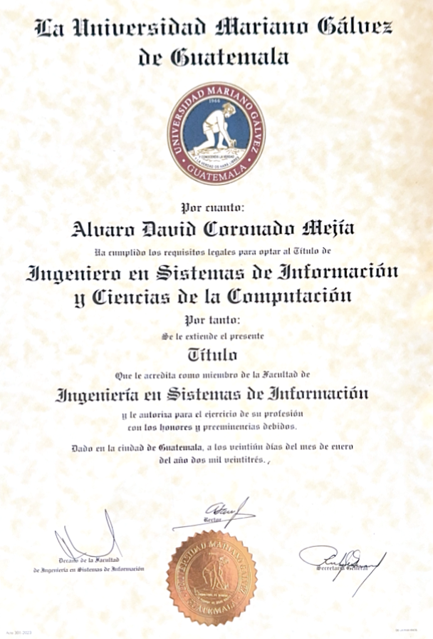 Diploma Ingeniería en Sistemas